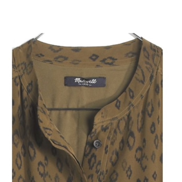 • Madewell • Silk Playa Dress in Leopard Fade XS - Picture 2 of 5